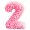 2️⃣ Эмодзи «pink fluffy letters» для Telegram