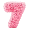 7️⃣ Эмодзи «pink fluffy letters» для Telegram