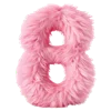 8️⃣ Эмодзи «pink fluffy letters» для Telegram