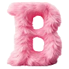 🩷 Эмодзи «pink fluffy letters» для Telegram