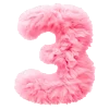 3️⃣ Эмодзи «pink fluffy letters» для Telegram