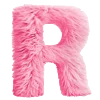 🩷 Эмодзи «pink fluffy letters» для Telegram