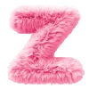 🩷 Эмодзи «pink fluffy letters» для Telegram