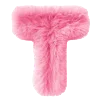 🩷 Эмодзи «pink fluffy letters» для Telegram