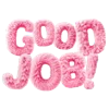 🩷 Эмодзи «pink fluffy letters» для Telegram