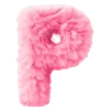 🩷 Эмодзи «pink fluffy letters» для Telegram