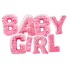 🩷 Эмодзи «pink fluffy letters» для Telegram