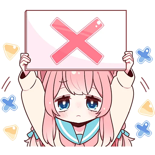 ❌ Стикер «Розовая киса 2» для Telegram