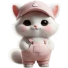 ☺️ Эмодзи «Розовый котенок» для Telegram