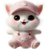 🤩 Эмодзи «Розовый котенок» для Telegram