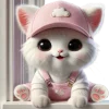 ☺️ Эмодзи «Розовый котенок» для Telegram