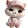 ☺️ Эмодзи «Розовый котенок» для Telegram