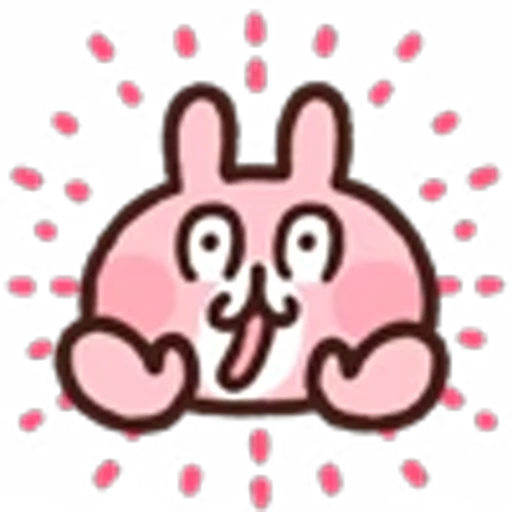 😊 Эмодзи «Розовый заяц» для Telegram