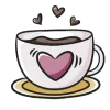 ☕️ Эмодзи «Pink summer» для Telegram