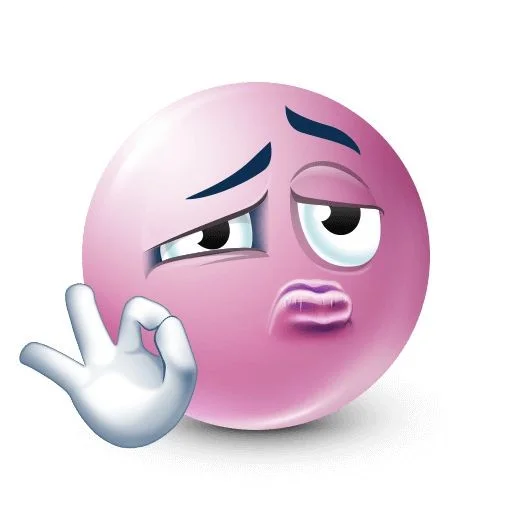 👌 Стикер «Pink faces» для Telegram