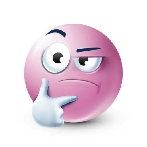 🤔 Стикер «Pink faces» для Telegram