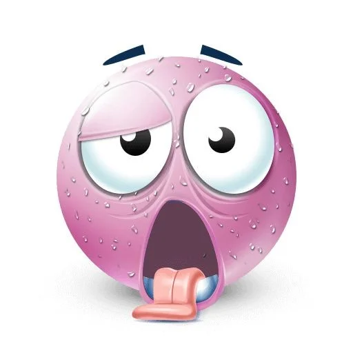 🥵 Стикер «Pink faces» для Telegram