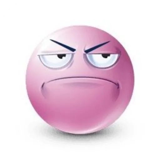 😡 Стикер «Pink faces» для Telegram