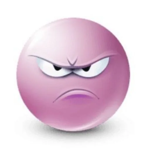 😾 Стикер «Pink faces» для Telegram