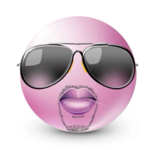 😎 Стикер «Pink faces» для Telegram