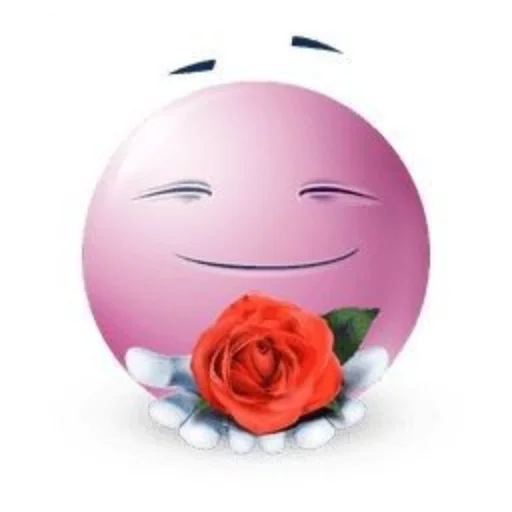 🌹 Стикер «Pink faces» для Telegram
