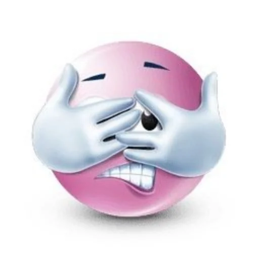 🫣 Стикер «Pink faces» для Telegram