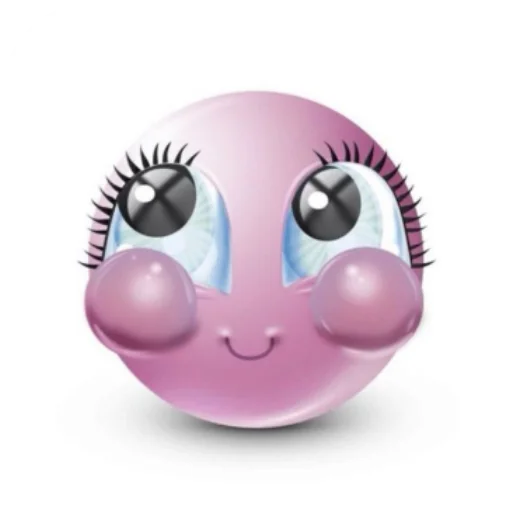 😀 Стикер «Pink faces» для Telegram