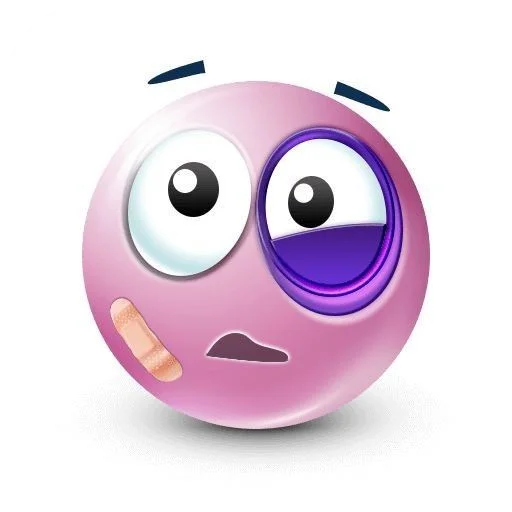 🤕 Стикер «Pink faces» для Telegram