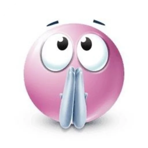 🙏 Стикер «Pink faces» для Telegram