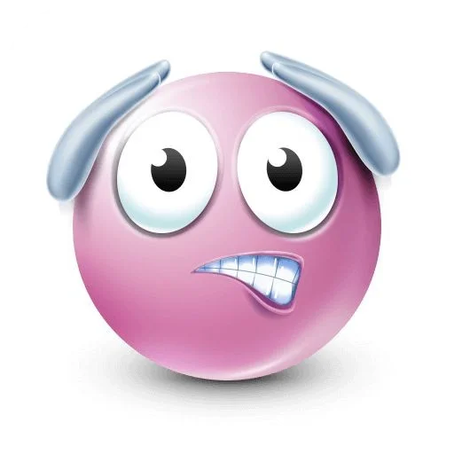 😟 Стикер «Pink faces» для Telegram