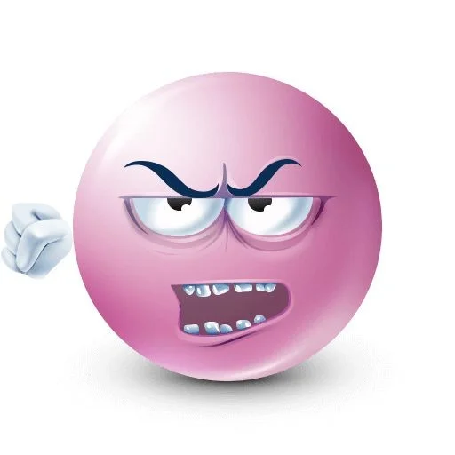 👊 Стикер «Pink faces» для Telegram