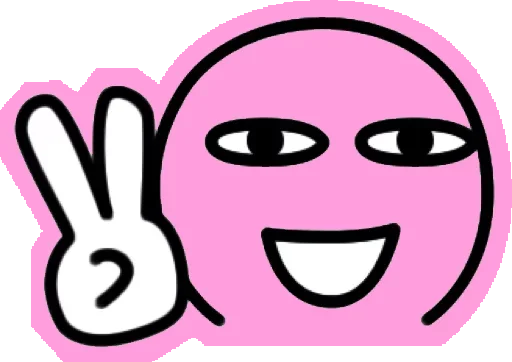 😖 Стикер «Pink Boy» для Telegram