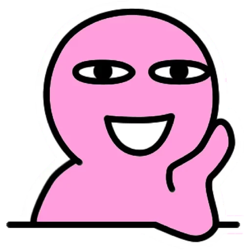 😒 Стикер «Pink Boy» для Telegram