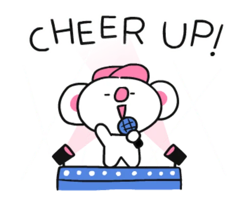 ✊ Стикер «? Pink BT21» для Telegram