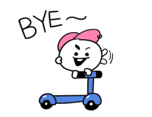 👋 Стикер «? Pink BT21» для Telegram