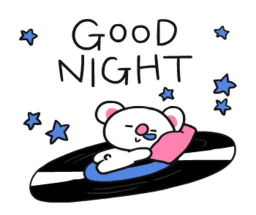 💤 Стикер «? Pink BT21» для Telegram