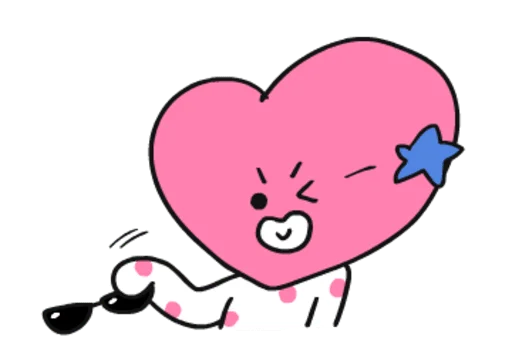 😉 Стикер «? Pink BT21» для Telegram