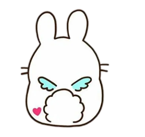😇 Стикер «Pink Bunny» для Telegram