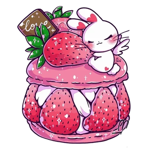 🍓 Стикер «Pink Bunny» для Telegram