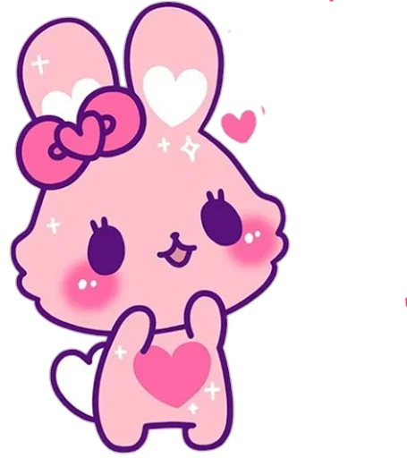 🥰 Стикер «Pink Bunny» для Telegram