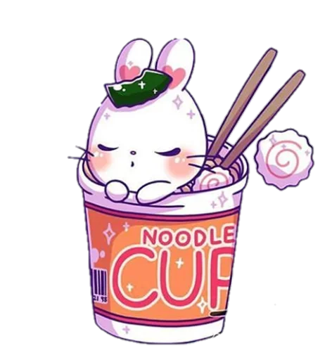 🥢 Стикер «Pink Bunny» для Telegram