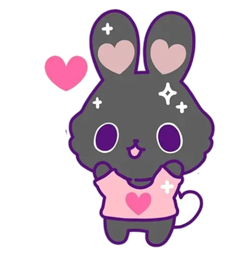 ❤️ Стикер «Pink Bunny» для Telegram