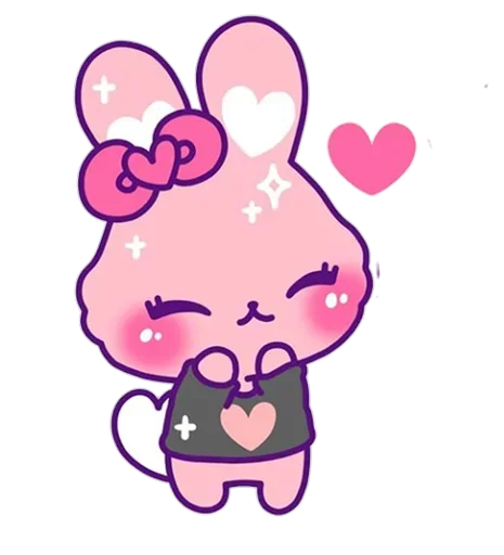 ☺️ Стикер «Pink Bunny» для Telegram