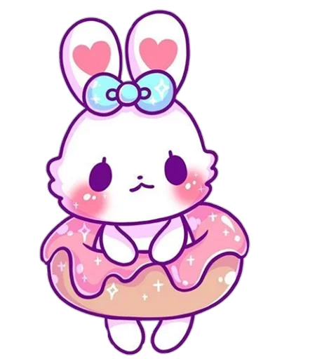 🍩 Стикер «Pink Bunny» для Telegram