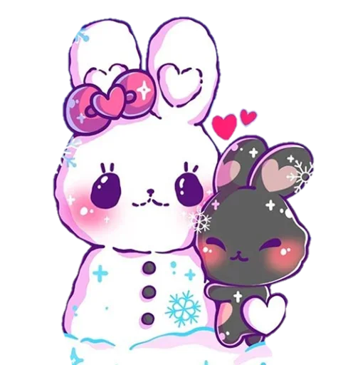 ☃️ Стикер «Pink Bunny» для Telegram