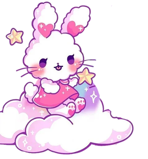 ☁️ Стикер «Pink Bunny» для Telegram