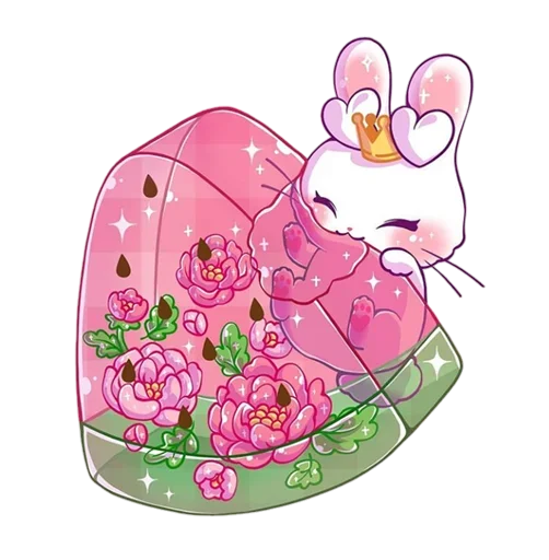 🌹 Стикер «Pink Bunny» для Telegram