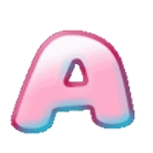 Эмодзи Pink Alphabet для Telegram — скачать