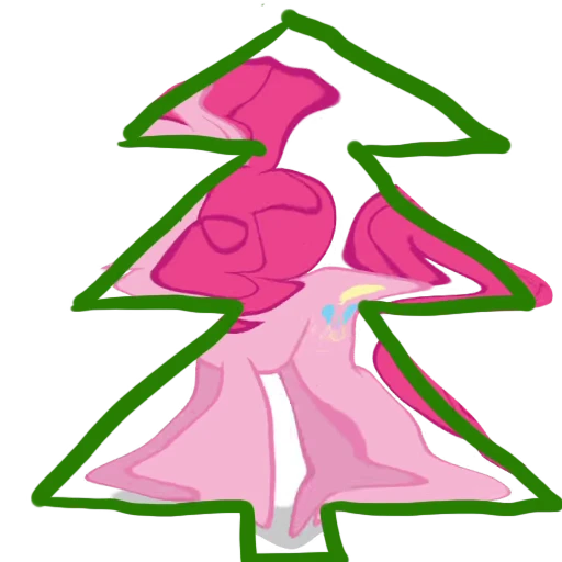 🌲 Стикер «Pinki Pie Pony» для Telegram