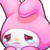 Стикер 6 Pink Random